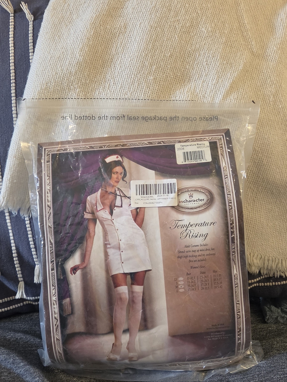 Temperature Rising White Nurse Halloween Costume